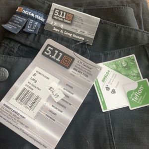 5.11 Tactical Series pants.  SIZE 4 in NAVY